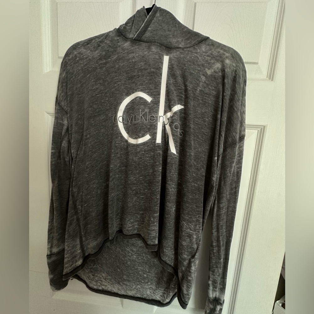 Calvin Klein Jeans Long Sleeve Hooded Top